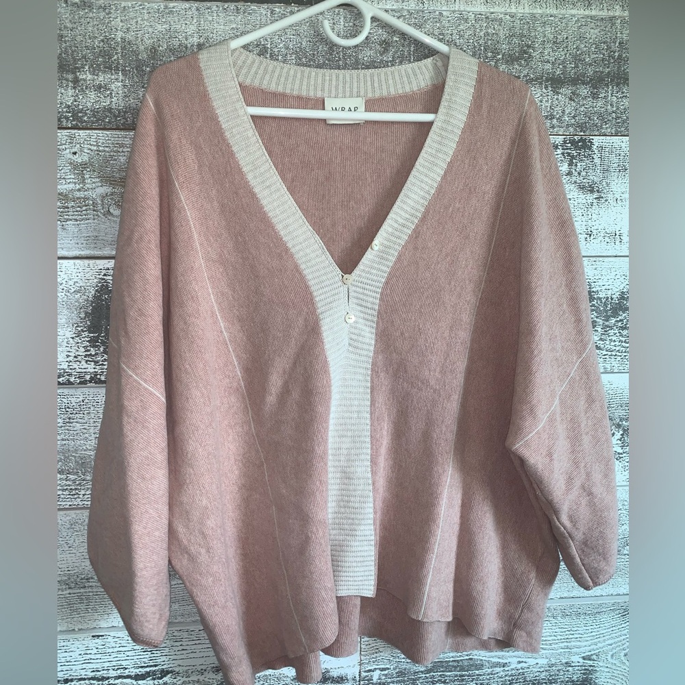 Wrap London cotton Sweater women’s size 16